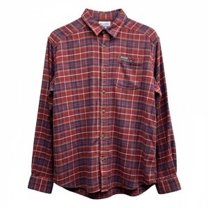 Columbia Size XL Men’s Cornell Woods Flannel Long Sleeve Shirt Cotton Comfort